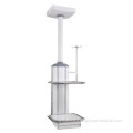 KDD-7 cailing double arm medical tower adjustable height single electric lifting horizontal rotation surgical pendant